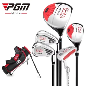 PICK CAT Series 5 Piece Right Handed Rubber Grip Junior Golf Club Set for 3 12 Year Old Girls
