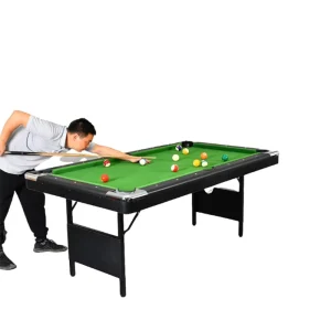 PINJIAN New Home Entertainment 7ft Indoor Folding Pool Table Adult Size Installation Free Snooker & Billiard Table
