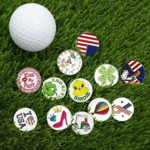 PRIMUS GOLF Multi Color Personalized Golf Ball Markers High Precision Magnetic Position Markers Golf Accessories