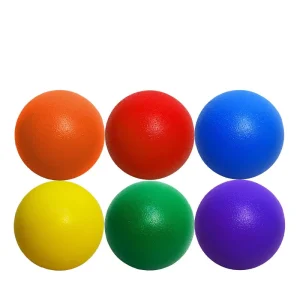 PU Dodgeballs Auto Bounce Beach Balls Water Toys 8in Stress Relief Sponge Balls