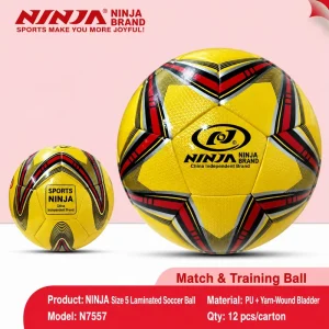 PU Eco Friendly Machine Stitched Soccer Ball Size 5 Durable Training Football Custom Logo for Clubs Schools Teams Sports Events