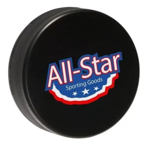 PU Foam Ice Hockey Puck Stress Ball With Logo Printing For Practice