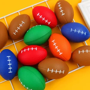 PU Foam Solid Rugby Grip American Football Toy Ball Party Decorations for Stress Relief