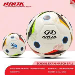 PU Leather Size 5 Eco Friendly Soccer Ball for Indoor Outdoor Match Training Machine Stitched for Clubs Teams Sports
