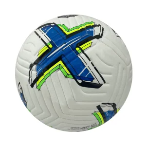 PU Leather Size 5 Soccer Ball Thermal Bonded Eco friendly Indoor Outdoor Training Official Match Use