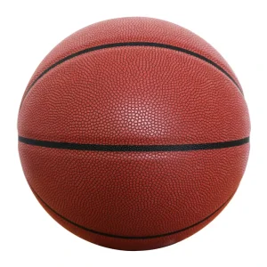 PU Leather Size No 7 Size 5 Basketball Ball Rubber Kids Indoor Basketball Ball Black Gyms Balon Basque