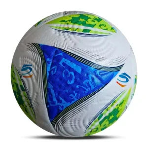 PU Leather Soccer Ball Thermal Bonded Size 5 Wear Resistant Indoor Outdoor Training & Match Use Team Sports