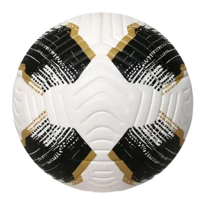 PU Leather Soccer Ball with Rubber Bladder Customized Size 5 for Training Match Use OEM ODM Service