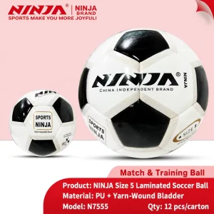 PU Match Soccer Ball Size 5 Eco Friendly Indoor Outdoor Thermal Bonded for Clubs Training Team Games