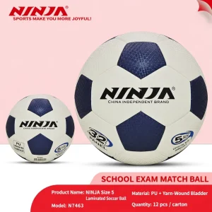 PU Match Soccer Ball Size 5 Eco Friendly Indoor Outdoor Thermal Bonded for Clubs Training Team Games