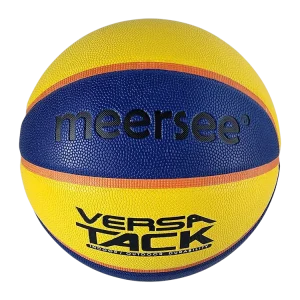 PU Moisture Yellow Blue Durable Outdoor Indoor Basketball Size 7 620 650g Weight Adult Use EN71 Certified Meersee Brand Nylon