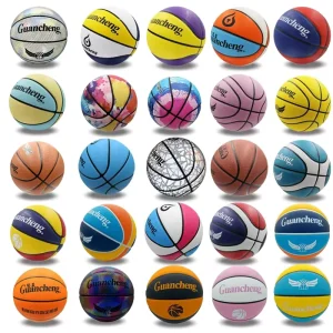 PU Rubber Material Natural Rubber Bladder Basketball No.7 No.5 580 620g Weight Student Adult Competition Moisture Absorption