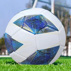 PU Soccer Ball Machine Sewn PU Football Size 5 Factory Price Football for Adults Training and Match Game Custom Logo