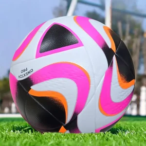 PU Soccer Ball PU Leather Size 5 Thermal Bonded Football Professional Training Match Soccer Ball Custom Logo