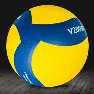 PU Super Fiber Moisture Absorption Volleyball Size 5 Composite Leather Inflatable with Pump