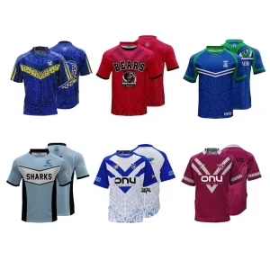 PURE Custom On Field Jersey Rugby Rugby League Tops Shirt Shorts Sublimated Team Rugby Football Wear Sets Au Nz