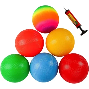 PVC Bouncing Ball 8.5 inch 22cm 180g for Ages 8 14 Cross border Outdoor Dodge Game Kickball