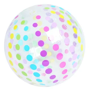 PVC Custom Beach Ball 16 Inch Inflatable Custom Beach Ball Pool Toys for Summer Water Games for Outdoor Fun