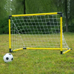 PVC Frame Small Size Outdoor Sports Foldable Portable Soccer Target Football Goal Nylon Net Customizable Color