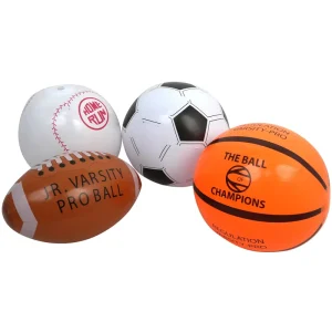 PVC Inflatable Beach Ball for Kids Play Customized Color & Personalized Logo Fun for Baseball Football Basketball & Beach Games