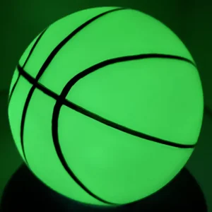 PVC Luminous Basketball Size 5 Elastic Inflatable Fluorescent Powder for Kindergarten Children