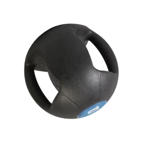 PVC Medicine Ball with Handle Sand colored Exercise Ball Accessory