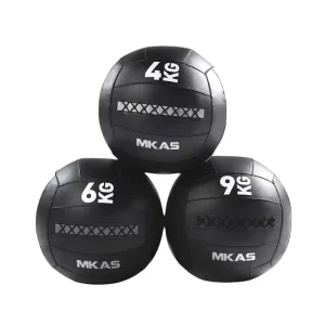 PVC Shell Black Power Training Medicine Ball 2-12Kg Competition Gym Wall Ball