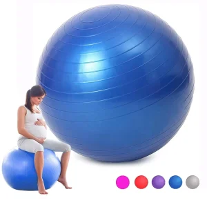 PVC Sport Yoga Gym Fitness Ball for Exercise Pilates Workout and Balance Training