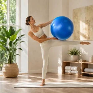 PVC Yoga Balls 75cm Durable Eco-Friendly Lightweight Workout Exercise Ball Postpartum Repair Massage Fitness Accessories