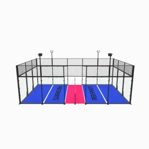 Padbol Court 10m*6m Hot Galvanized 12mm Tempered Glass Waterproof 200W LED Light Outdoor Mini Padbol Stadium