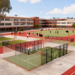 Padel Court Glass Super Panoramic Padel Court Factory Price Custom Solution Cancha De Padel Campo Da Padel