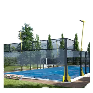 Padel Court Panoramic Padel Tennis Court with Synthetic Turf Flooring