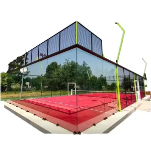 Padel Court Roof Cover Retractable Canopy Tent for Padel Court Panoramic Mobile Padel Court
