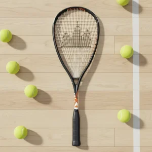 Padel Racket Carbon Fiber Construction Professional Grade Competition Squash Racket