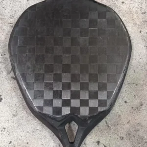 Padel Racket Hybrid Shape with Oversized Sweet Spot for Precision Control Lightweight Carbon Frame Soft Fiber Surface OEM