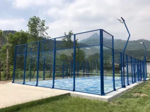 Panoramic Mobile Padel Court Portable Padel Court with Equipment