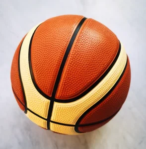 Personalized Orange Durable Rubber Basketball Manufacture Customized Good Grip Basketball