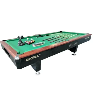 Philippines Top Quality Original Factory Slate and Solid Wood Maxima 7 Billiard Pool Table for Sale