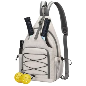 Pickleball Backpack Adjustable Lightweight Outdoor Sports Shoulder Bag Tennis Badminton