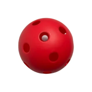 Pickleball Ball Matte Surface with Advanced Aerodynamics Outdoor Rotomolded Red 40 Holes Pickleball for Consistent Flight