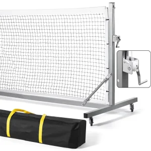 Pickleball Nets Set Heavy Duty Professional Pickle Ball Game Net System With Carrying Bag Metal Stand Tennis Nets
