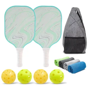 Pickleball Paddles Set USAPA Approved Balls with Portable Bag Raquete Beach Tennis Carbono Squash Rackets
