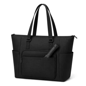 Pickleball to Office Professional Tote Bag with Hidden Front Paddle Pocket Women’s Gym Bag for Retail Chain Buyers