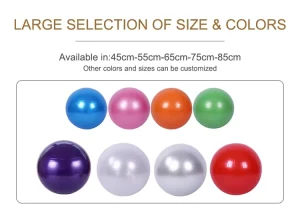 Pilates Ball Exercise Balance Yoga Ball Multiple Sizes Stability Ball Chair