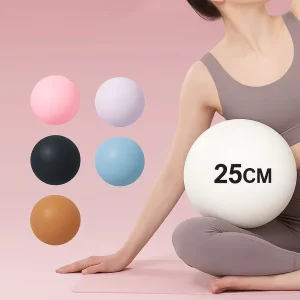 Pilates Mini Small Yoga Massage Ball Portable PVC 9 Inch Exercise Balance Yoga Ball 25 Cm Rhythmic Gymnastics Ball