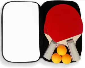 Ping Pong Paddles with Balls Better Control Sticky Inverted Rubber Table Tennis Paddles Set for Indoor Outdoor Games