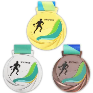 Ping Pong Table Tennis Pingpong Competition Sport Custom Metal Medal