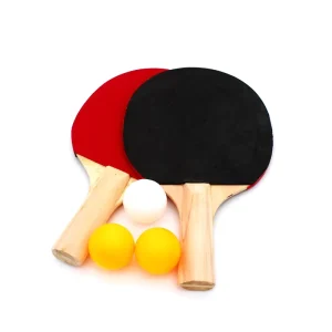 Pingpong Rackets Durable Table Tennis Rackets with 3 Balls 2pcs Rackets