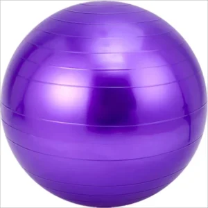 Pink Customized Logo 55cm Eco Friendly Soft PVC Yoga Balls for Fitness Gym Exercise