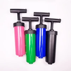 Plastic 6 Inch Durable Portable Sports Soccer & Basketball Ball Pump with Metal Needle